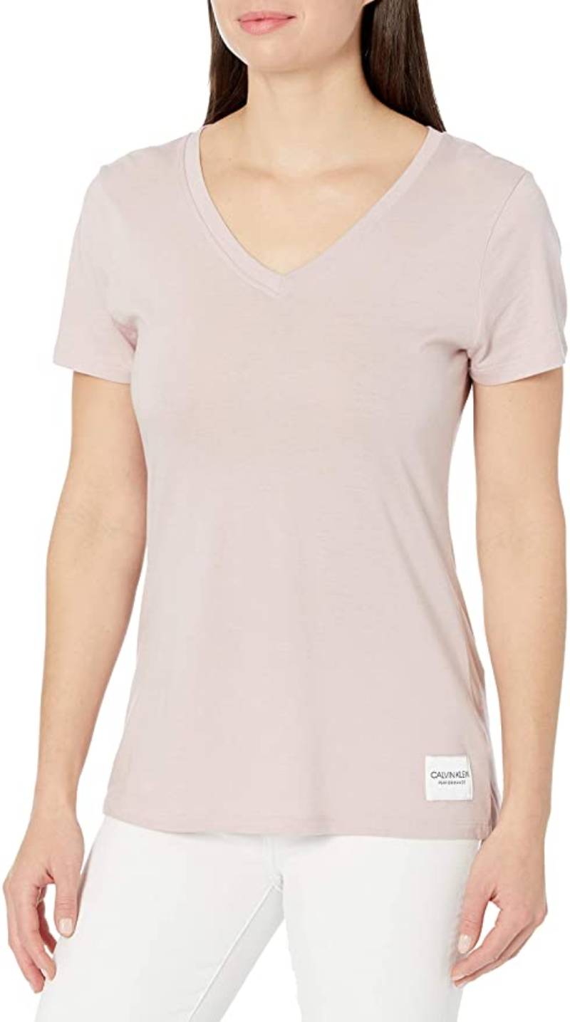 Women's Premium Performance Crew Neck T-Shirt by Calvin Klein
