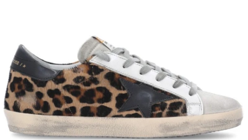 Golden Goose Deluxe Brand Superstar Animal Print Sneakers