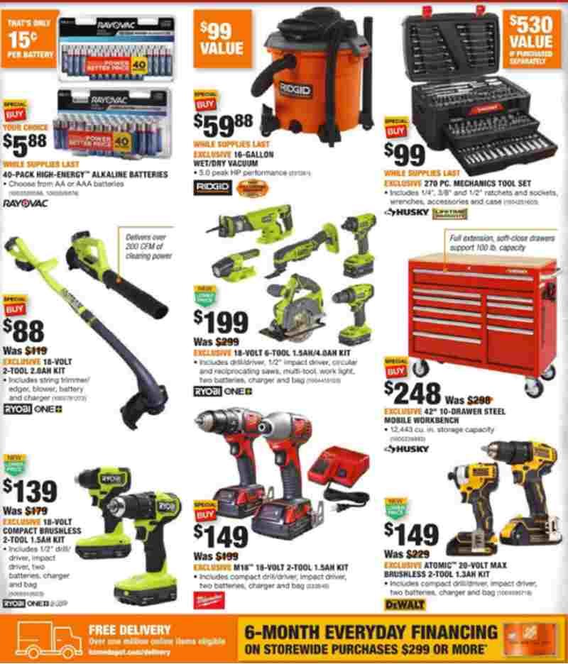 Home Depot Black Friday Sale